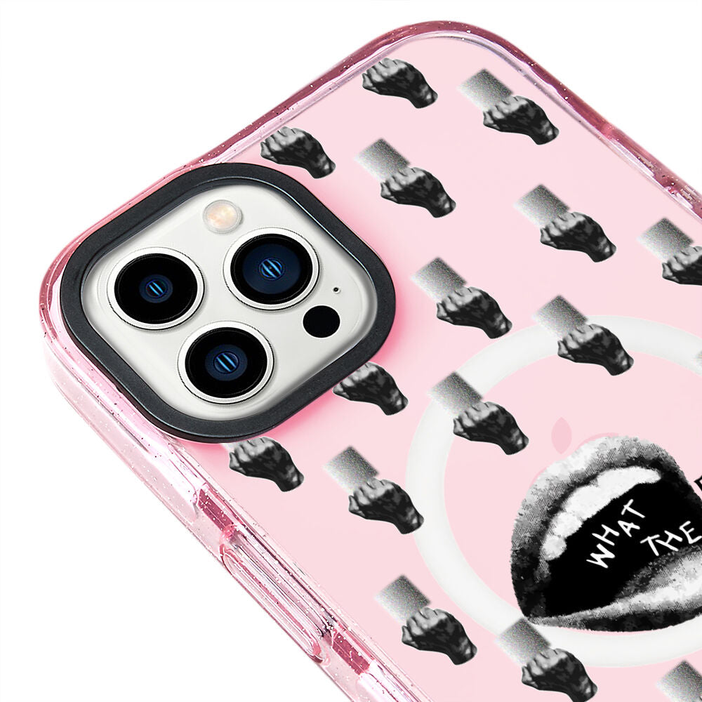 MagsafeliArtycaseSimliPembe
