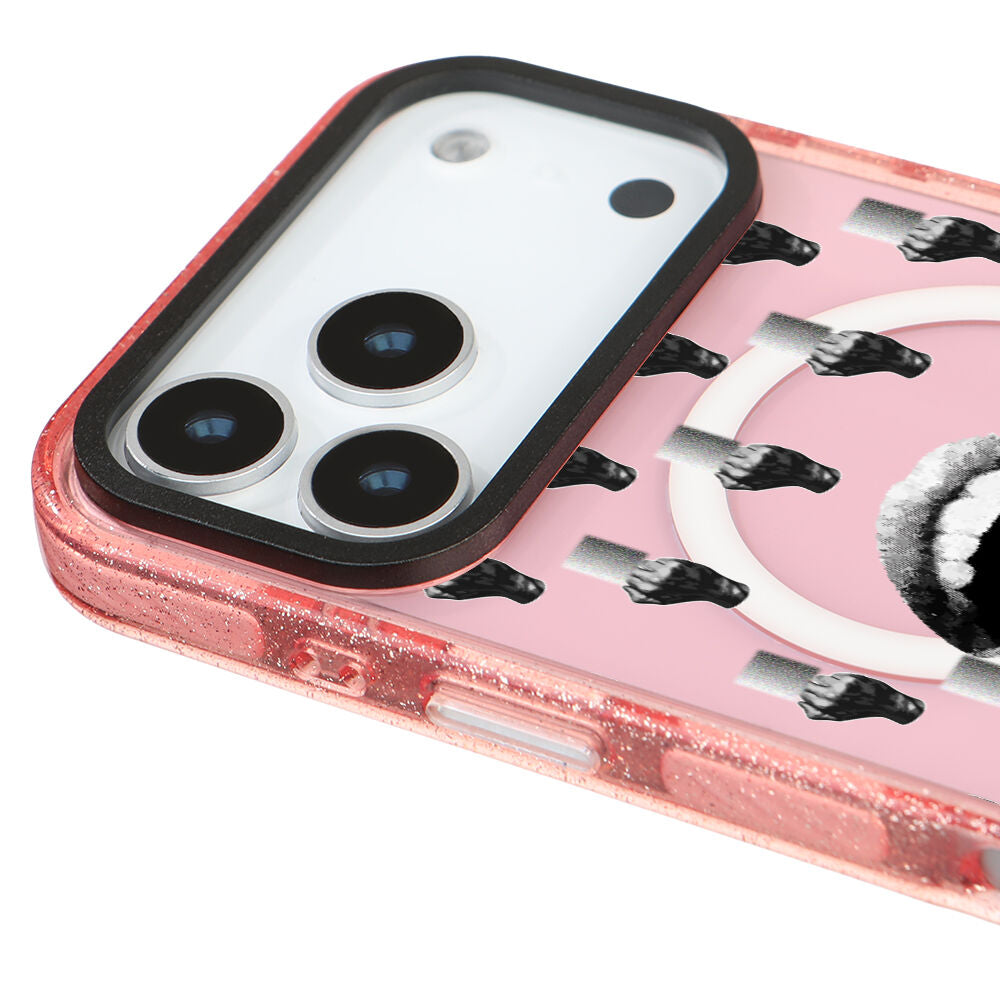 MagsafeliArtycaseSimliPembe