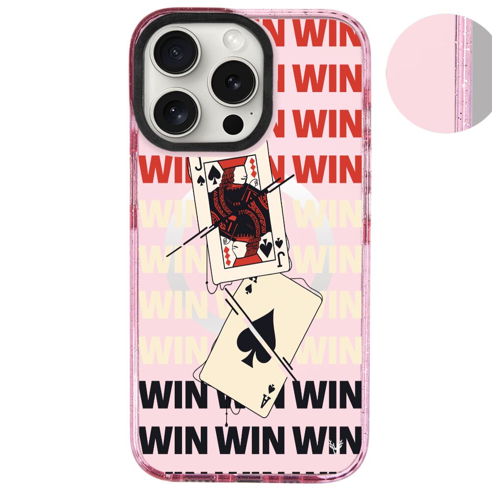 MagsafeliArtycaseSimliPembe