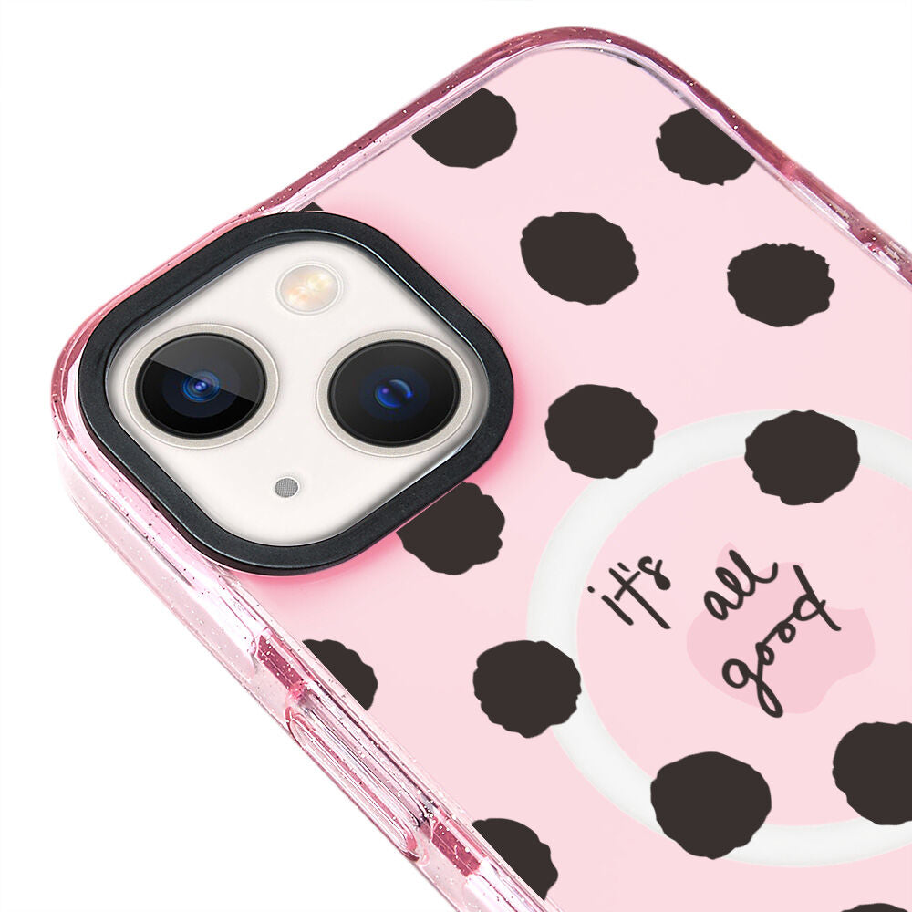MagsafeliArtycaseSimliPembe