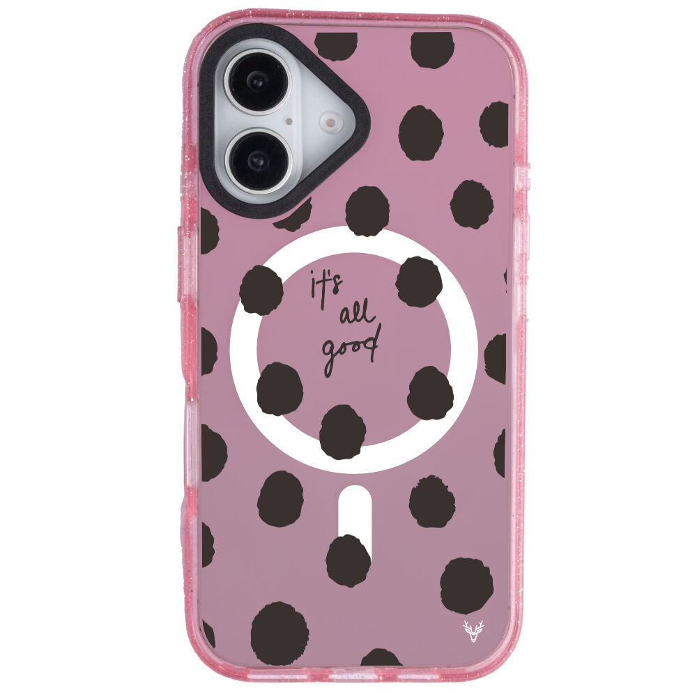 MagsafeliArtycaseSimliPembe