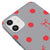iPhone 11 Polka Ribbons Telefon Kılıfı - Renkli Silikon - Gri