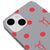 iPhone 13 Mini Polka Ribbons Telefon Kılıfı - Renkli Silikon - Gri