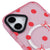 iPhone 16 Plus Polka Ribbons Telefon Kılıfı - Magsafeli Artycase - Simli Pembe