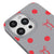 iPhone 16 Pro Polka Ribbons Telefon Kılıfı - Renkli Silikon - Gri