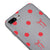 iPhone 7 Plus Polka Ribbons Telefon Kılıfı - Renkli Silikon - Gri