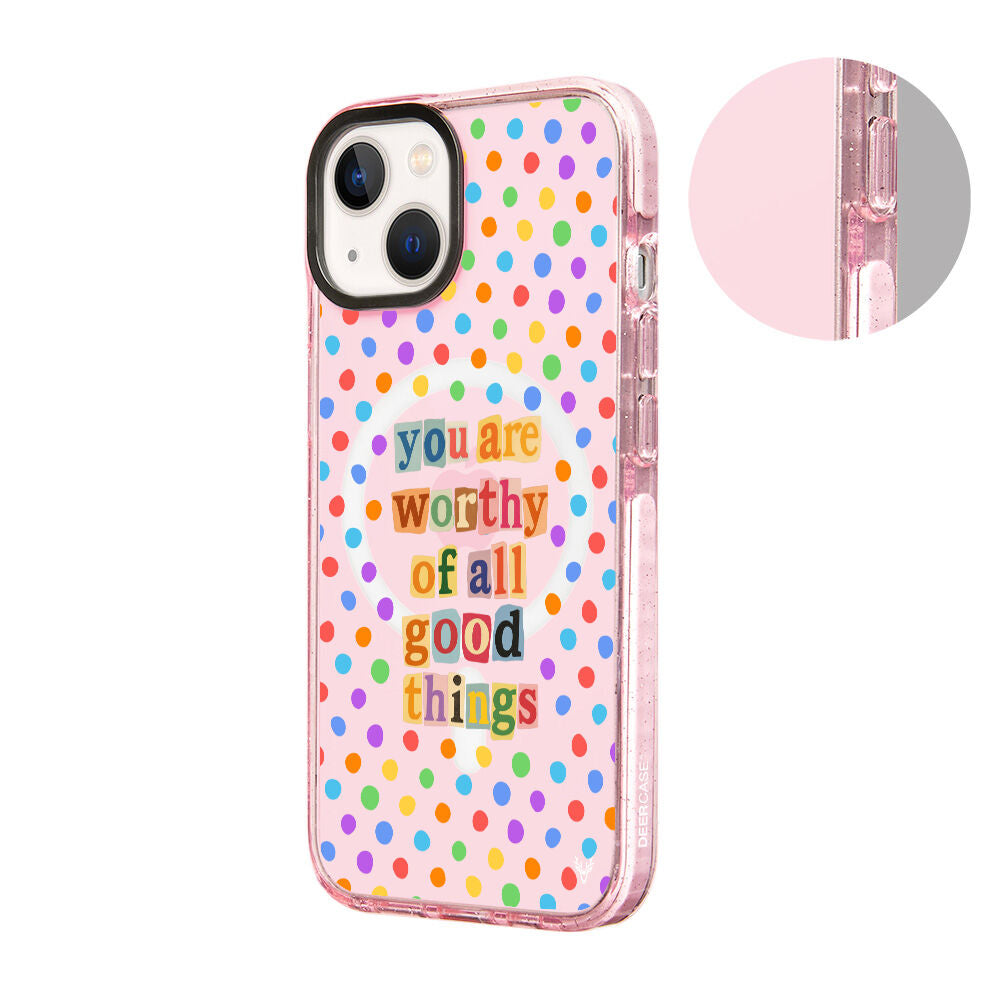 MagsafeliArtycaseSimliPembe
