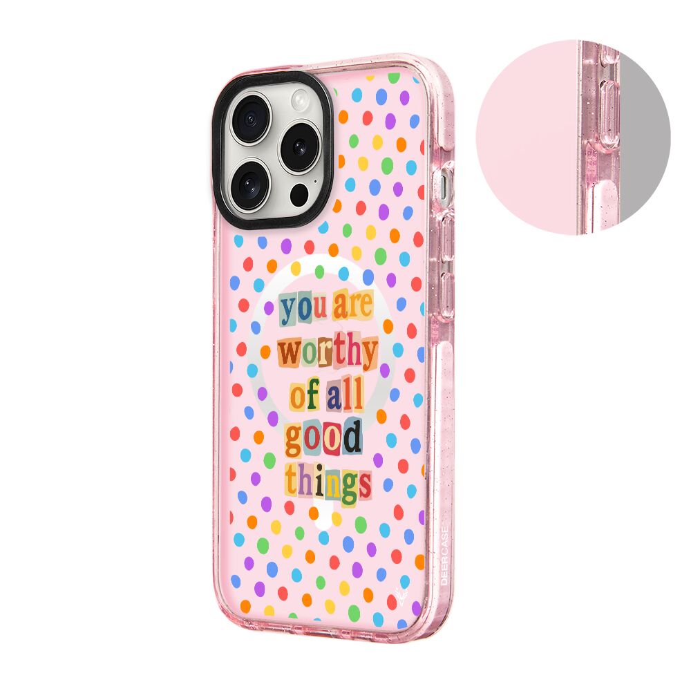 MagsafeliArtycaseSimliPembe