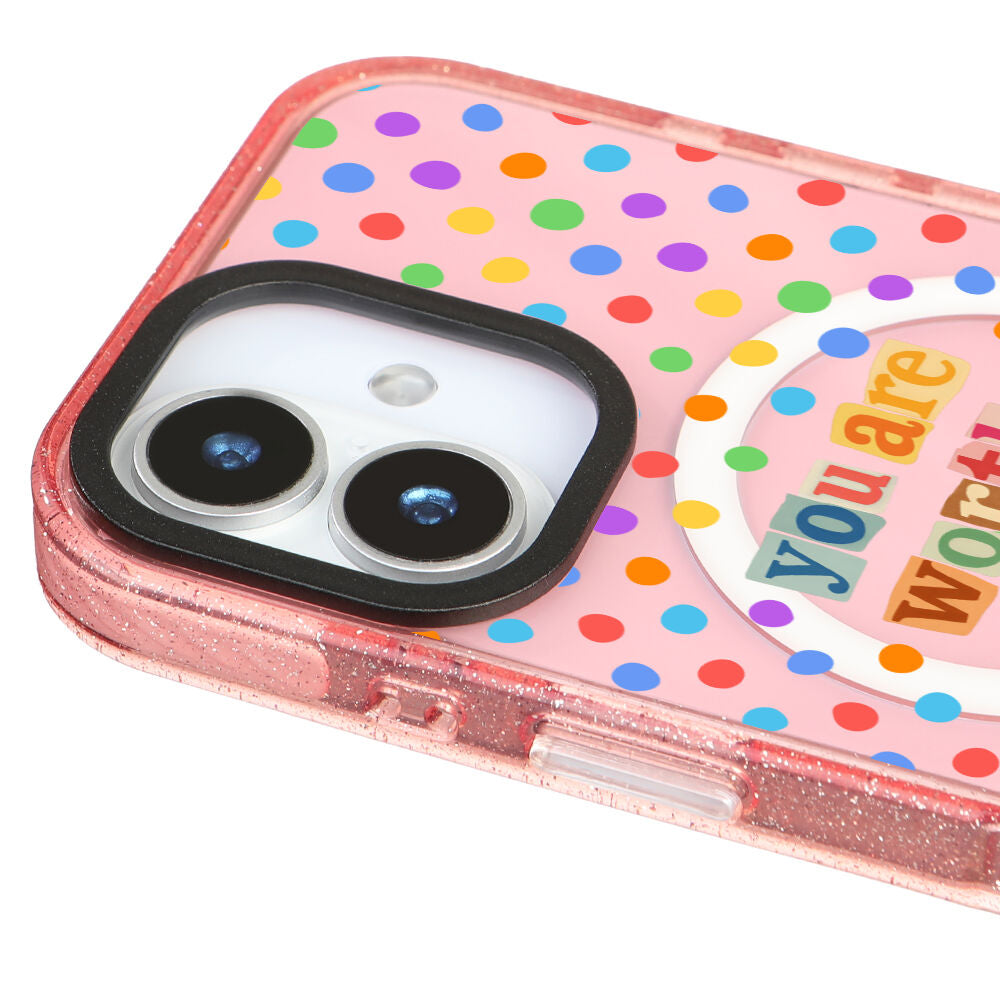 MagsafeliArtycaseSimliPembe