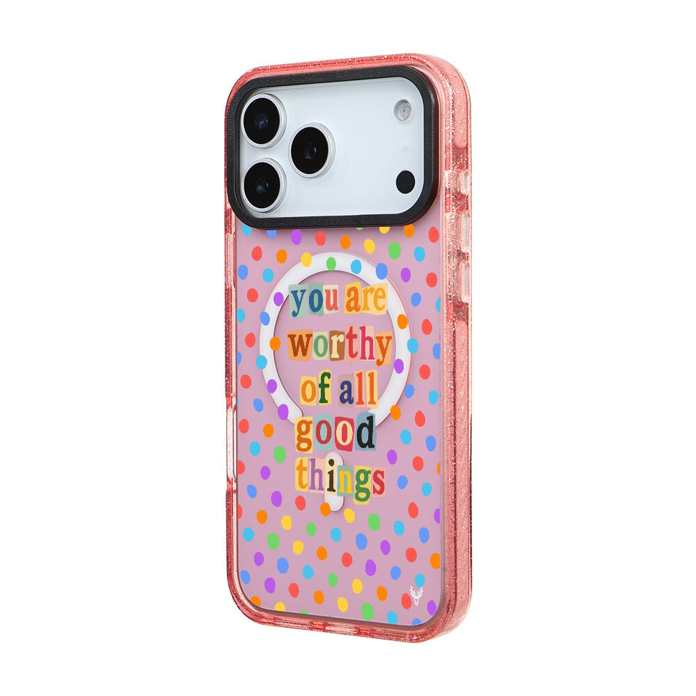 MagsafeliArtycaseSimliPembe