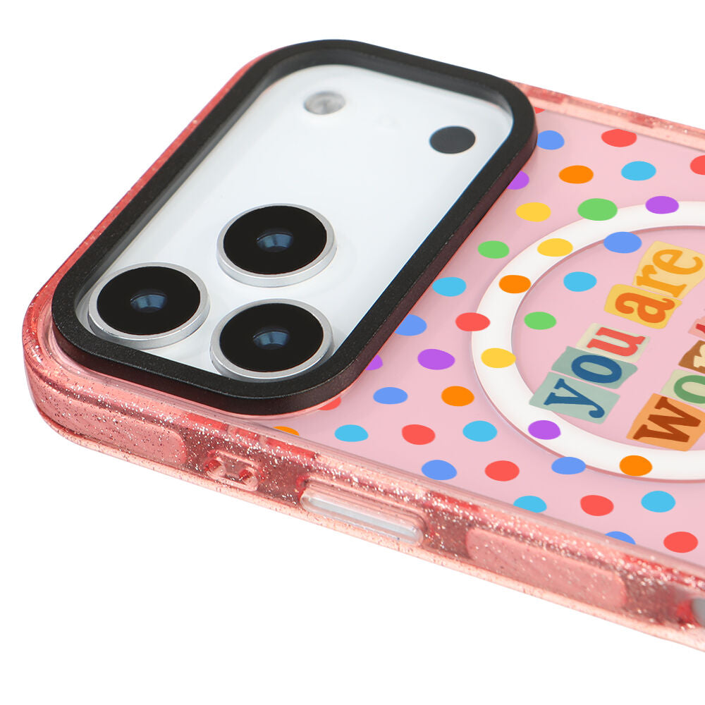 MagsafeliArtycaseSimliPembe