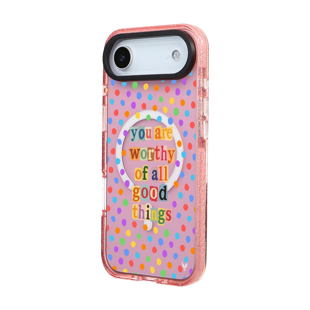 MagsafeliArtycaseSimliPembe