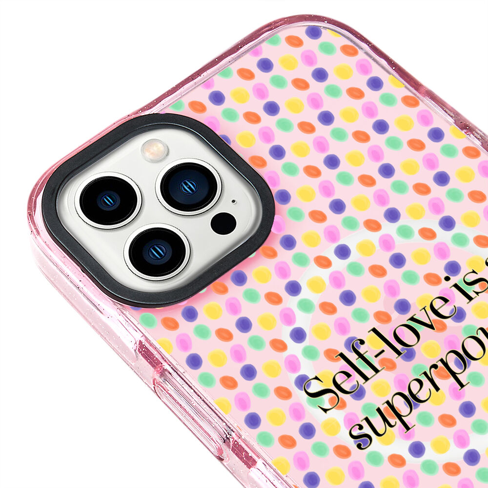 MagsafeliArtycaseSimliPembe