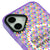 iPhone 16 Love Superpower Telefon Kılıfı - Magsafeli Artycase - Simli Mor