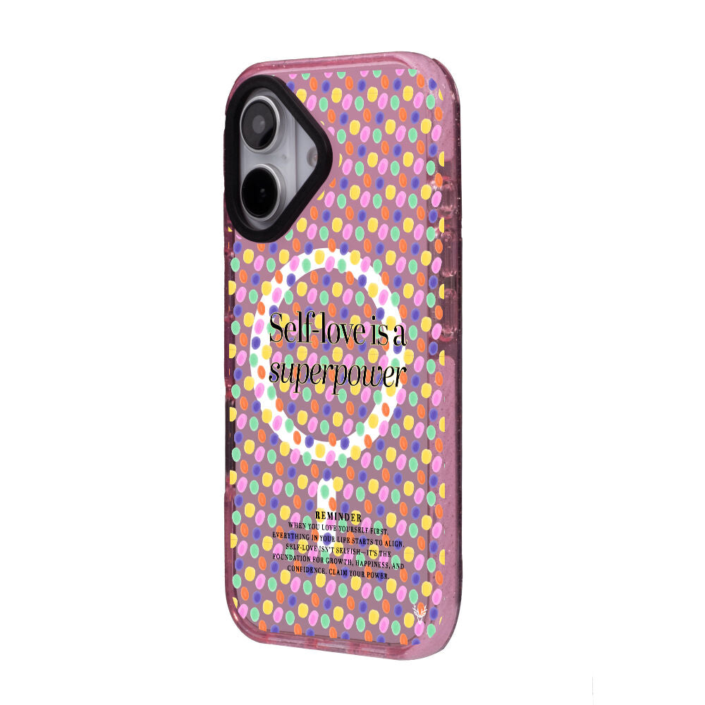 MagsafeliArtycaseSimliPembe