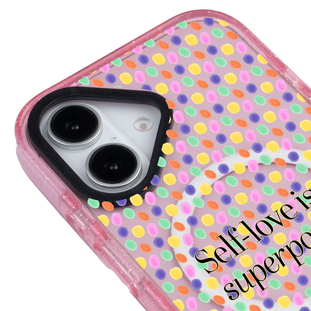 MagsafeliArtycaseSimliPembe
