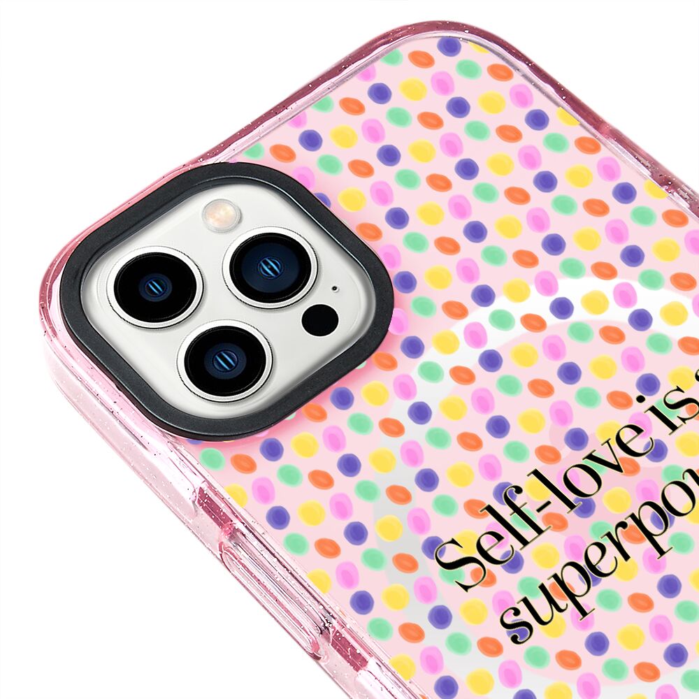 MagsafeliArtycaseSimliPembe