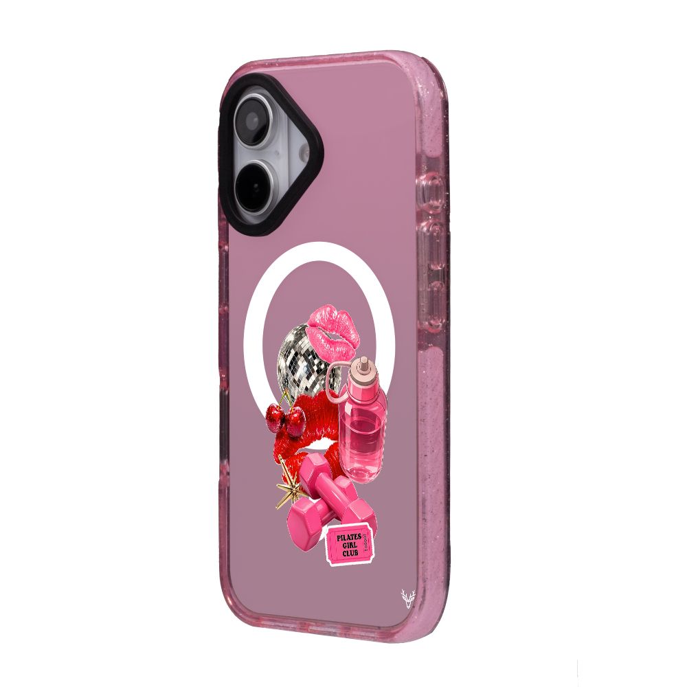 MagsafeliArtycaseSimliPembe