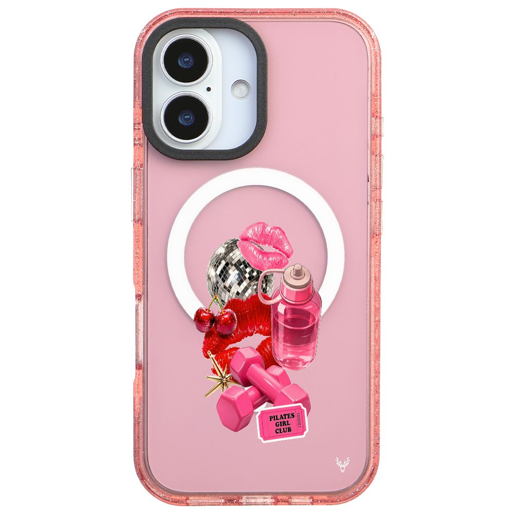 MagsafeliArtycaseSimliPembe