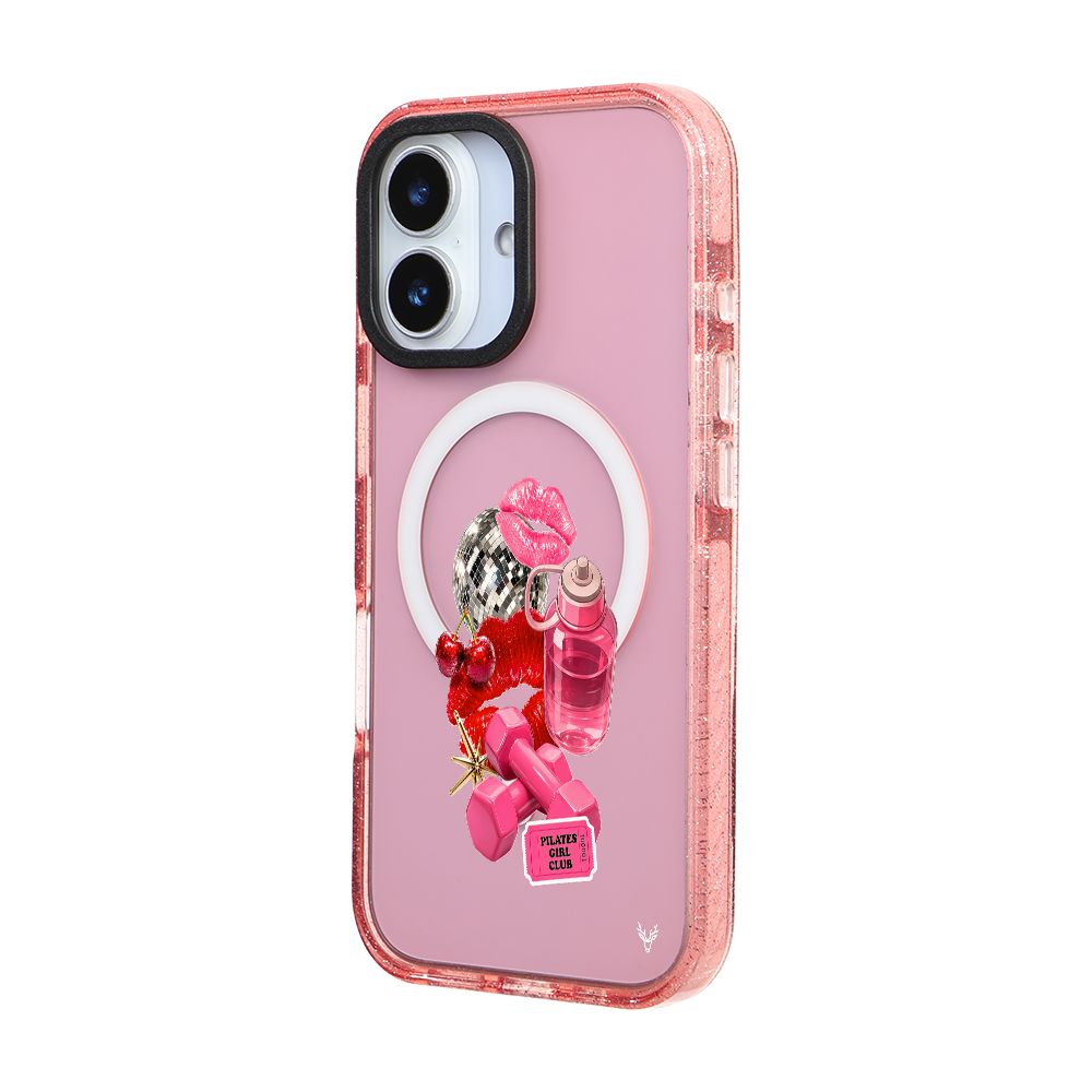 MagsafeliArtycaseSimliPembe
