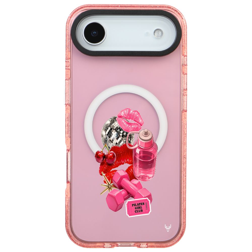 MagsafeliArtycaseSimliPembe