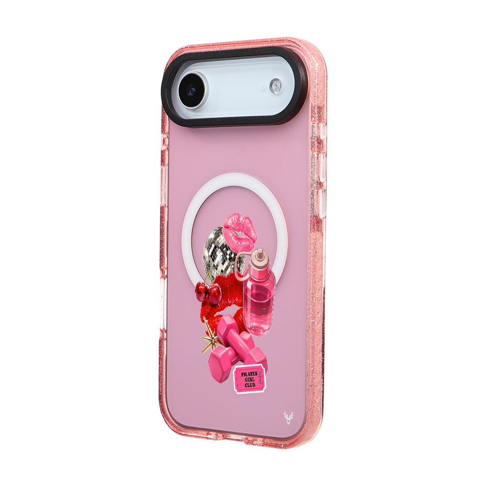 MagsafeliArtycaseSimliPembe