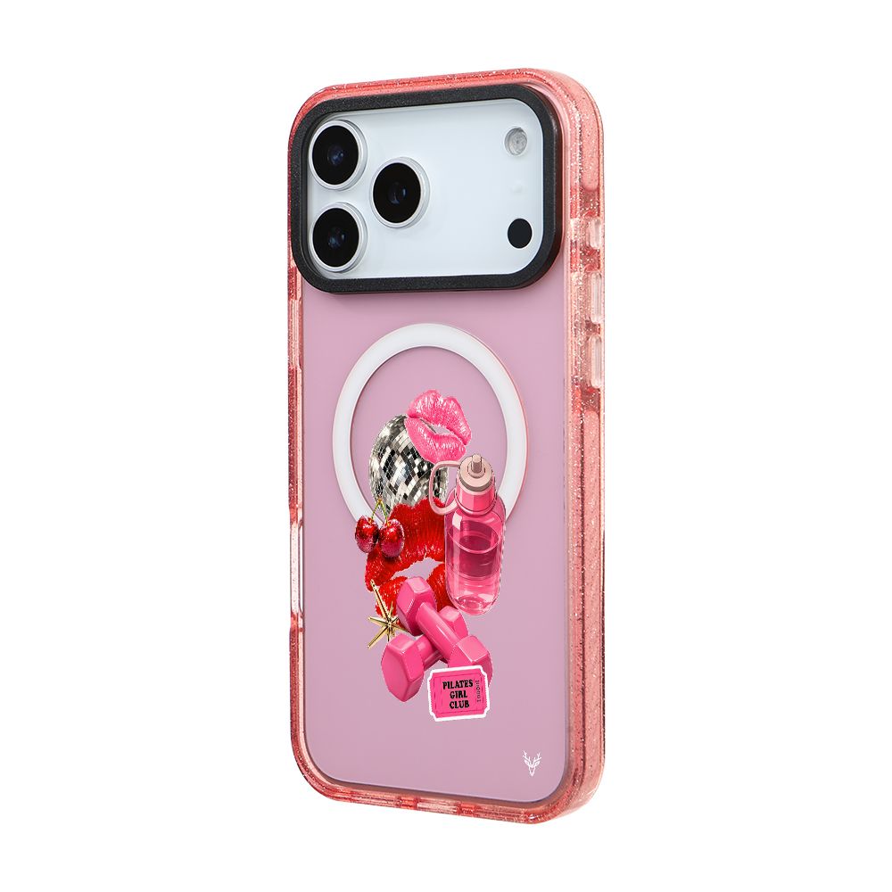 MagsafeliArtycaseSimliPembe