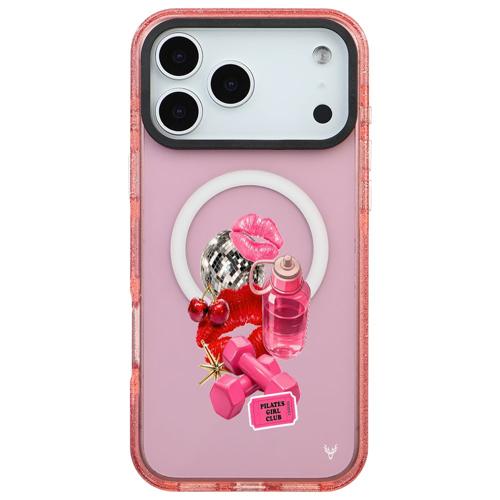 MagsafeliArtycaseSimliPembe