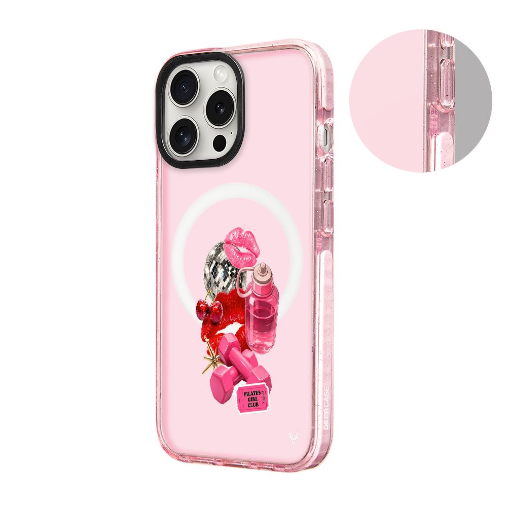 MagsafeliArtycaseSimliPembe