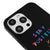 iPhone 13 Pro Max Stay Positive Telefon Kılıfı - Renkli Silikon - Siyah