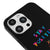 iPhone 16 Pro Max Stay Positive Telefon Kılıfı - Renkli Silikon - Siyah
