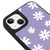 iPhone 14 Daisies Garden Telefon Kılıfı - Deri - Lila