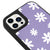 iPhone 14 Pro Max Daisies Garden Telefon Kılıfı - Deri - Lila
