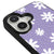 iPhone 16 Daisies Garden Telefon Kılıfı - Deri - Lila