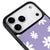 iPhone 17 Pro Max Daisies Garden Telefon Kılıfı - Deri - Lila
