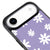 iPhone Air Daisies Garden Telefon Kılıfı - Deri - Lila