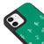 iPhone 11 Flowers Garden Telefon Kılıfı - Deri - Yeşil