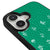 iPhone 16 Flowers Garden Telefon Kılıfı - Deri - Yeşil