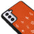 Samsung S21 Flowers Garden Telefon Kılıfı - Deri - Turuncu