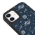iPhone 12 Pisces Telefon Kılıfı - Deri - Gece Grisi