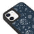 iPhone 12 Gemini Zodyak Telefon Kılıfı - Deri - Gece Grisi