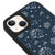 iPhone 14 Gemini Zodyak Telefon Kılıfı - Deri - Gece Grisi