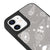 iPhone 11 Space Stars Telefon Kılıfı - Deri - Açık Gri