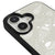 iPhone 16 Plus Space Stars Telefon Kılıfı - Deri - Beyaz