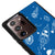 Samsung Note 20 Space Stars Telefon Kılıfı - Deri - Mavi