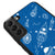 Samsung S22 Space Stars Telefon Kılıfı - Deri - Mavi