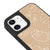 iPhone 12 Mini Meow Telefon Kılıfı - Deri - Bej