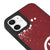 iPhone 11 Smile Spray Telefon Kılıfı - Deri - Bordo