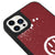 iPhone 13 Pro Smile Spray Telefon Kılıfı - Deri - Bordo
