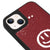 iPhone 14 Plus Smile Spray Telefon Kılıfı - Deri - Bordo